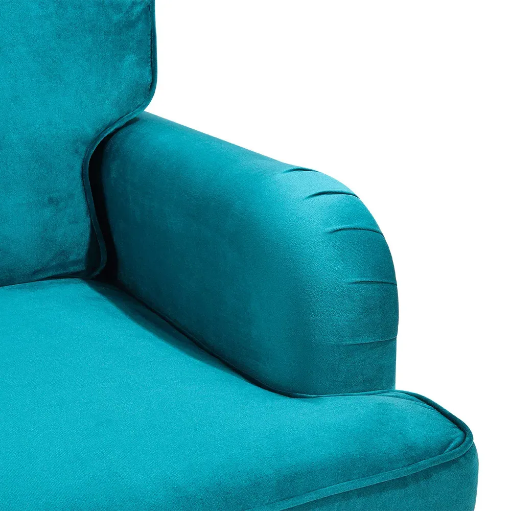 Upholstered Armchair with Folding Backrest - Multi