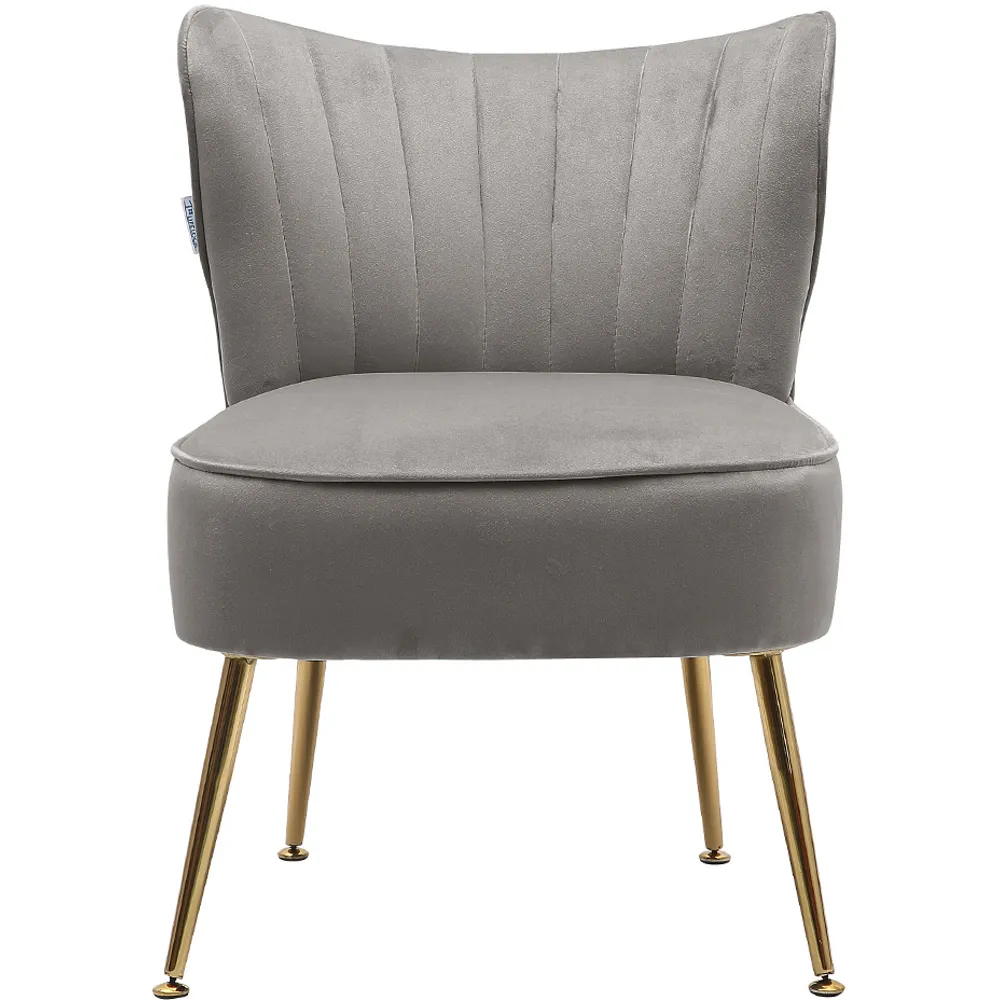 Wing Back Accent Chair - Grey