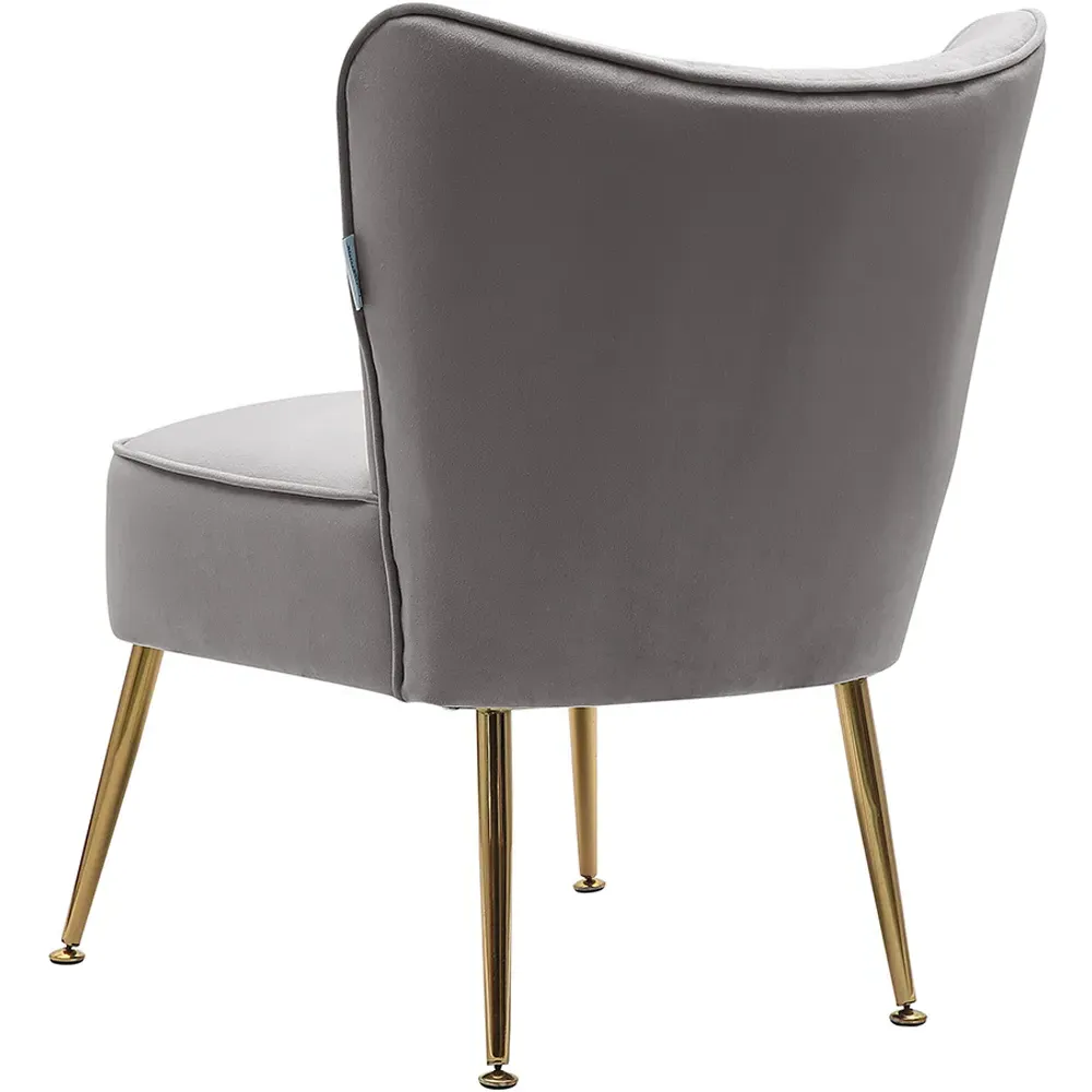 Wing Back Accent Chair - Grey