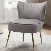 Wing Back Accent Chair - Grey