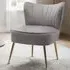 Wing Back Accent Chair - Grey