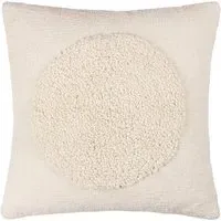 Almo Woven Cushion - Cream, Cotton