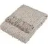 Arvo Woven Fringed Throw - Grey