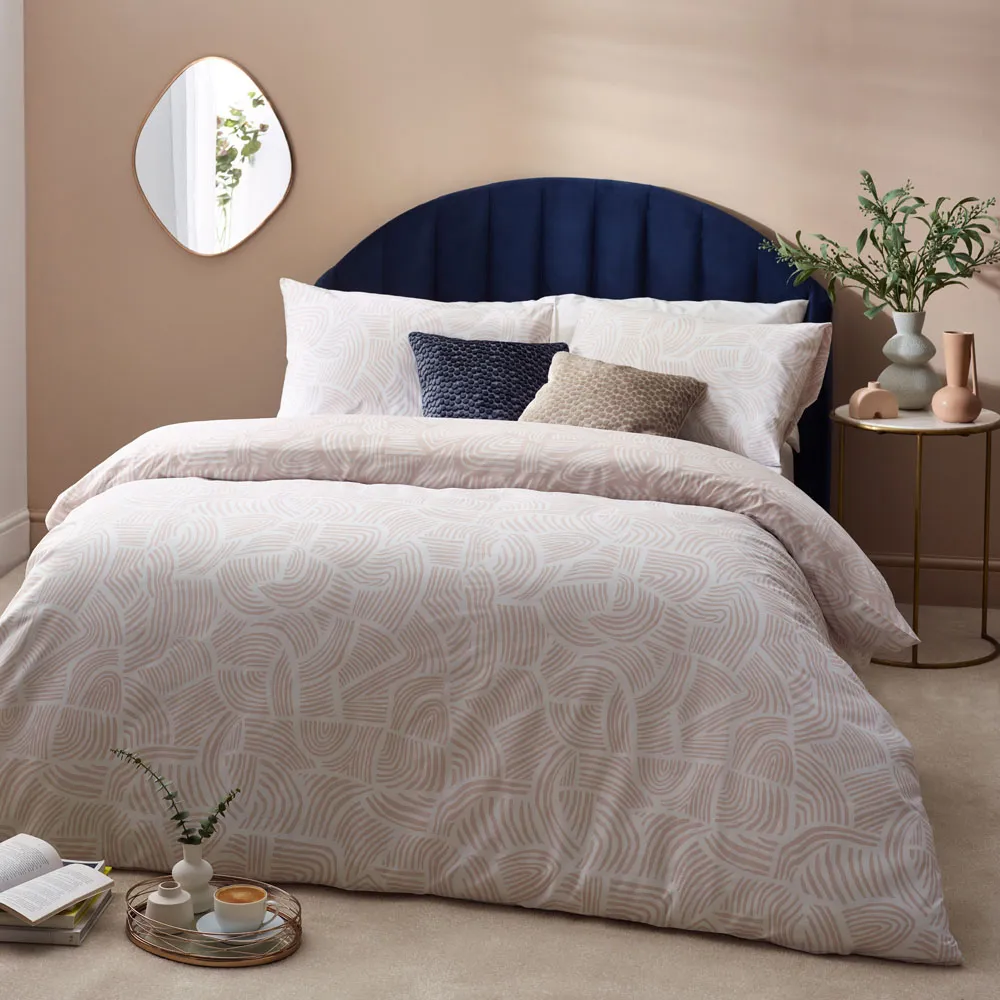 Dunes Super King Duvet Set - Shell