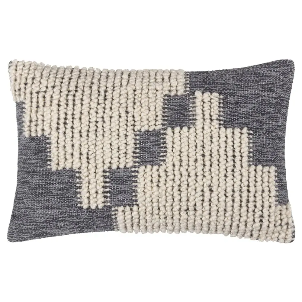 Himal Dusk Woven Knot Cushion - Multi image