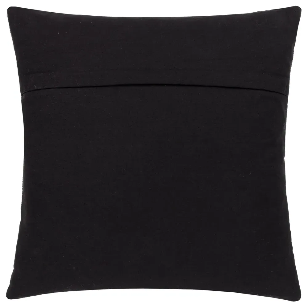 Ibizia Abstract Cushion - Black, Cotton