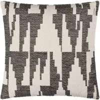 Ibizia Abstract Cushion - Black, Cotton