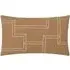 Marzena Geometric Cushion - Toffee, Cotton