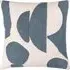 Meta Dusk Abstract Square Cushion - Grey, Cotton
