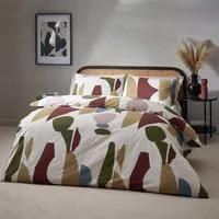 Meta King Size Duvet Set - Multi, Cotton