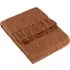 Morni Hazel Woven Tasselled Throw - Brown