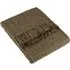 Morni Willow Woven Tasselled Throw - Brown