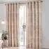 Nola Abstract Eyelet Curtains - Oat, Cotton