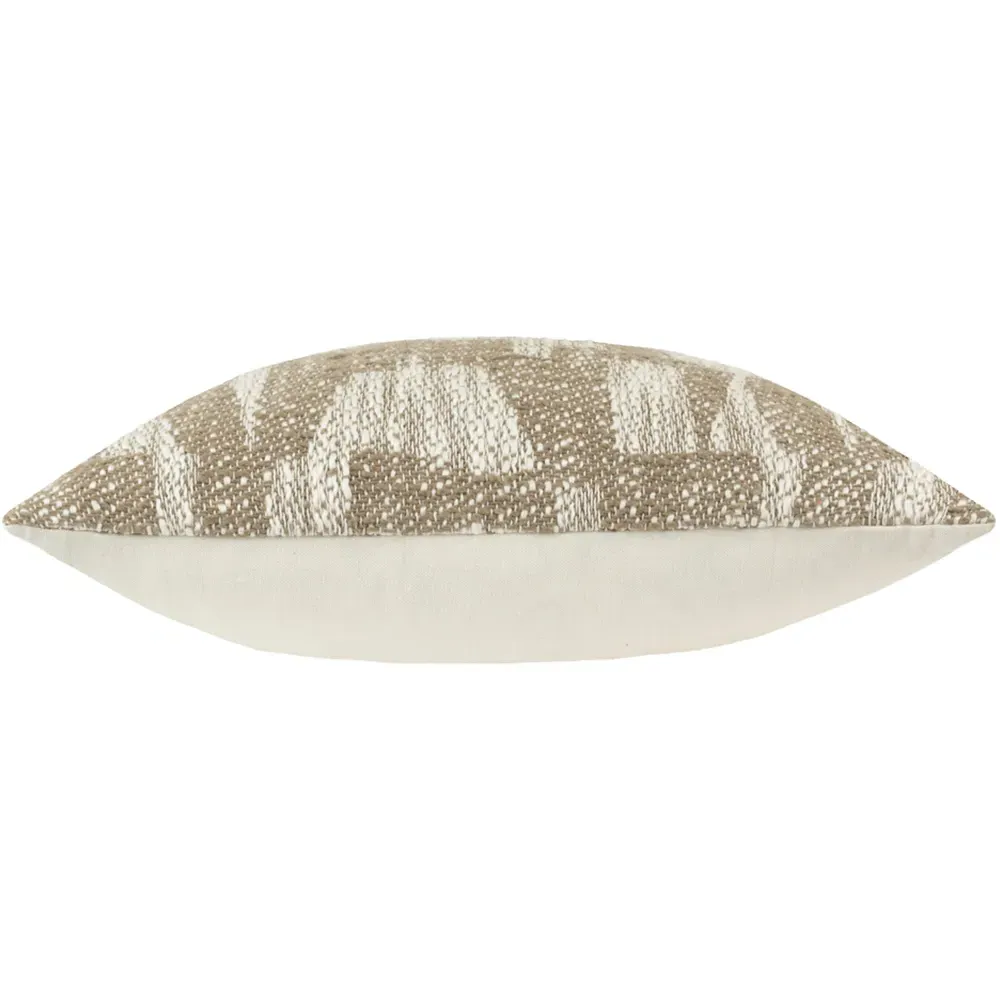 Ola Jacquard Cushion - Taupe, Cotton