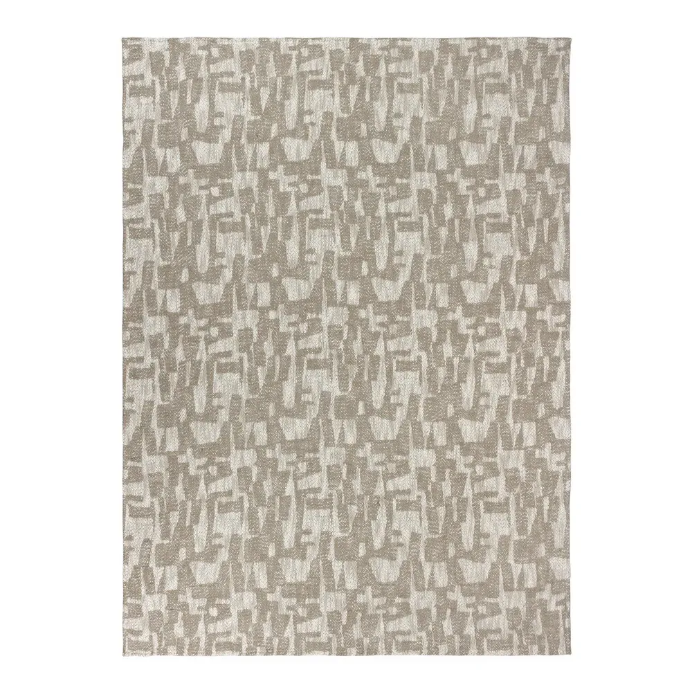 Ola Jacquard Throw - Taupe, Cotton