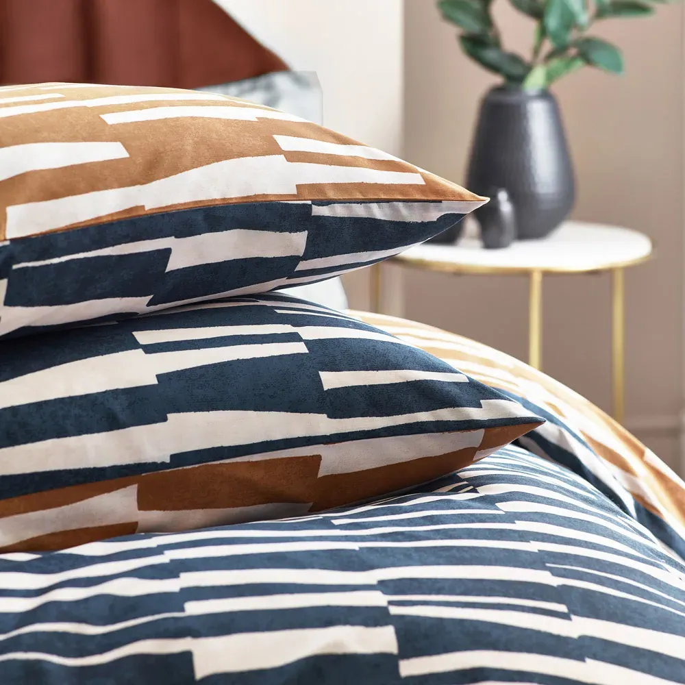 Piper Double Duvet Cover Set - Dusk, Cotton