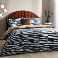 Piper Double Duvet Cover Set - Dusk, Cotton