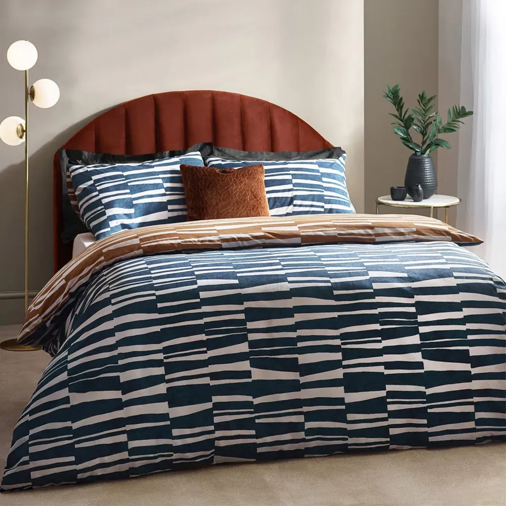 Piper Single Duvet Cover Set - Dusk, Cotton