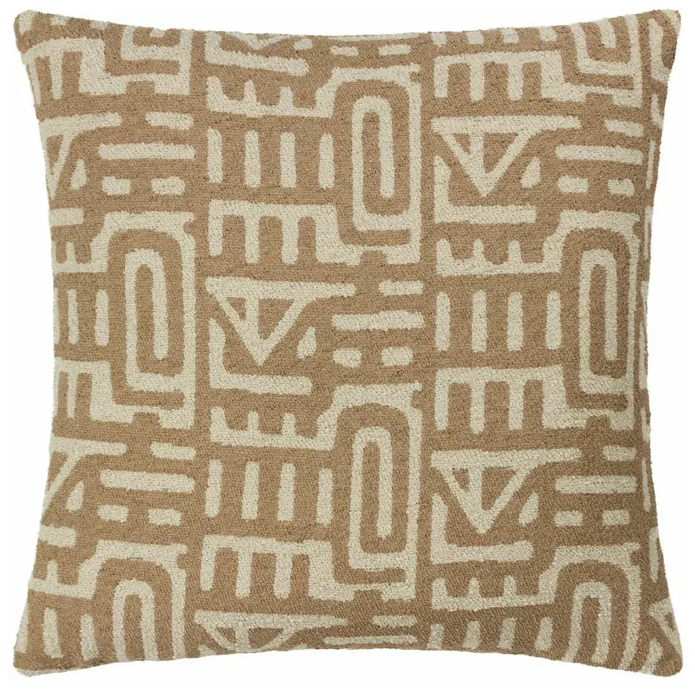 Samos Woven Jacquard Cushion - Multi, Polyester