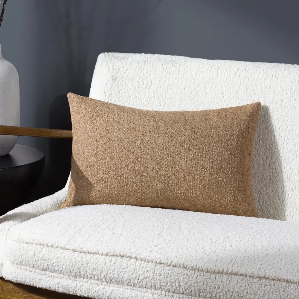 Selene Boucle Cushion - Toffee