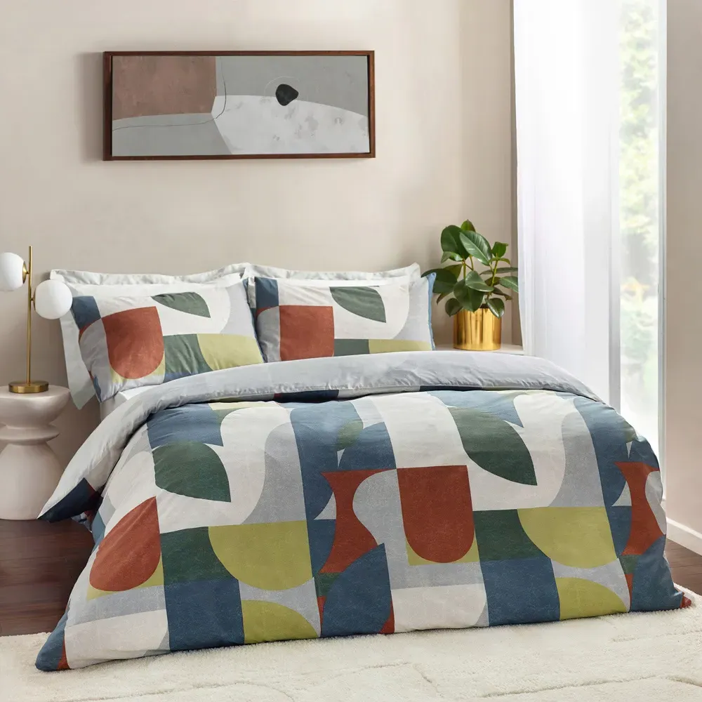 Siresa Double Duvet Cover Set - Multi