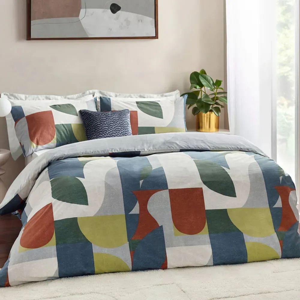 Siresa Double Duvet Cover Set - Multi