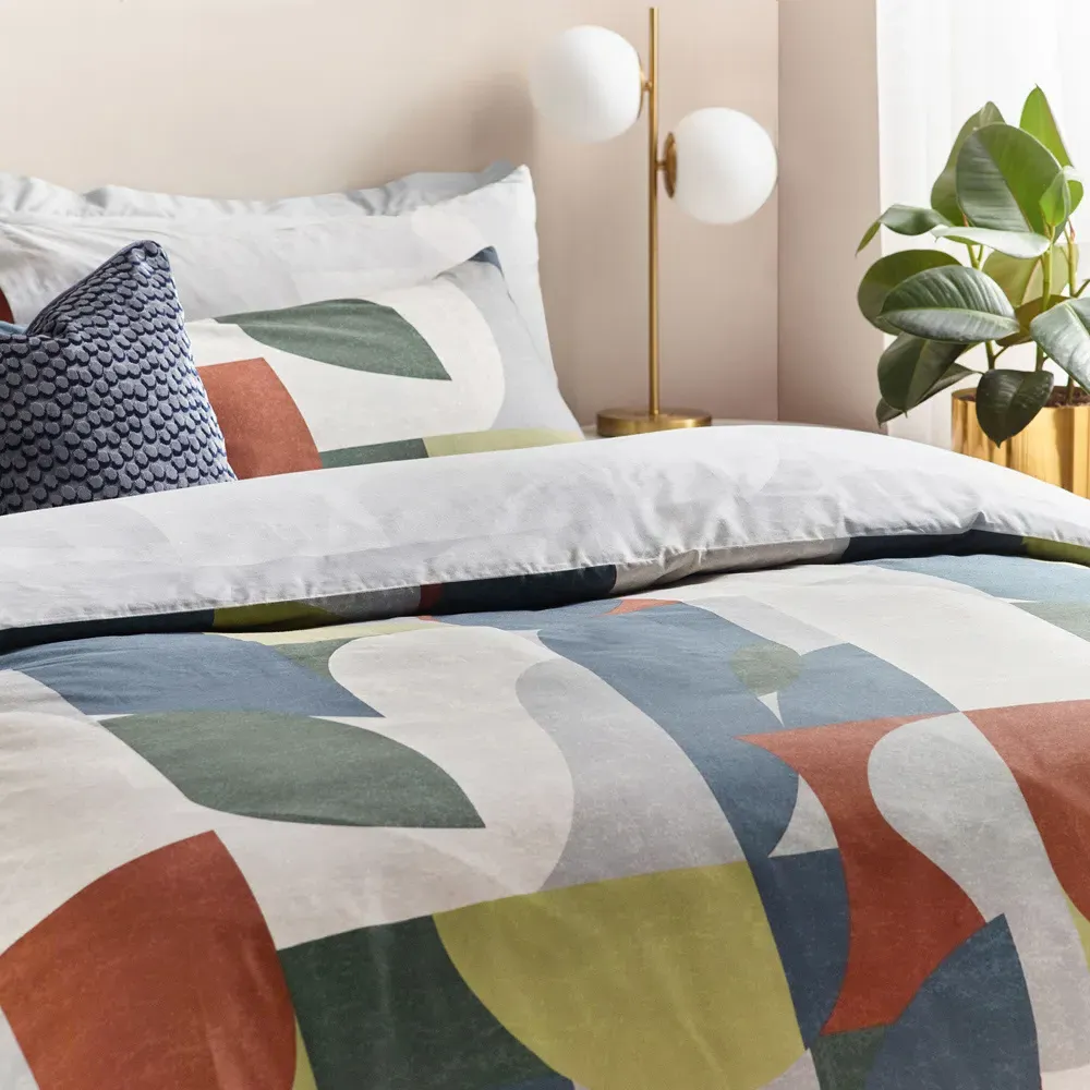 Siresa King Size Duvet Cover Set - Multi