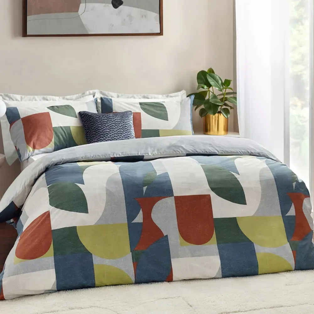 Siresa King Size Duvet Cover Set - Multi