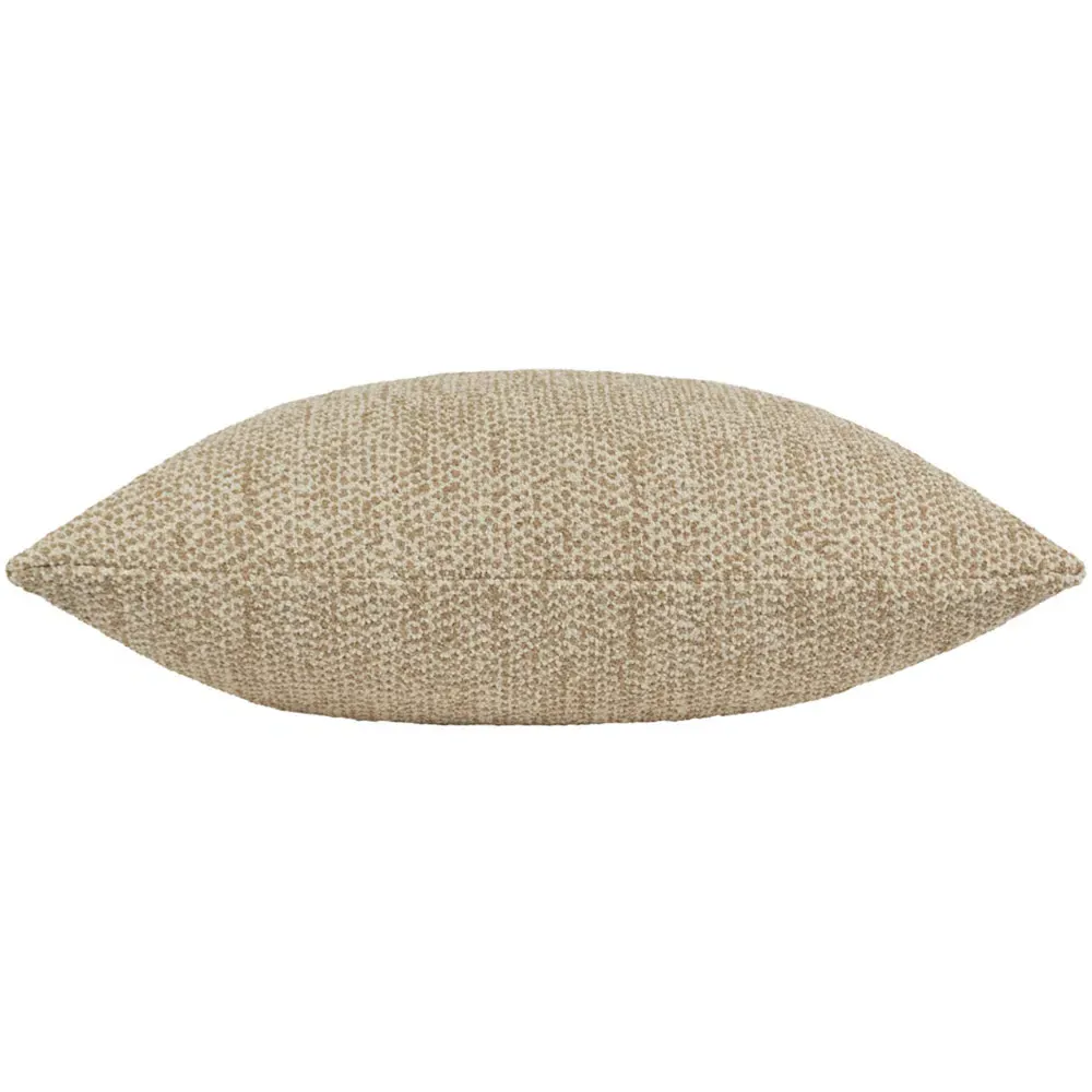 Tiona Square Woven Jacquard Cushion - Nougat, Toffee
