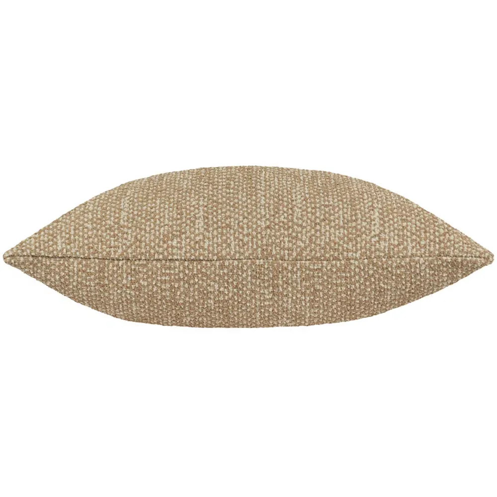 Tiona Square Woven Jacquard Cushion - Toffee, Nougat