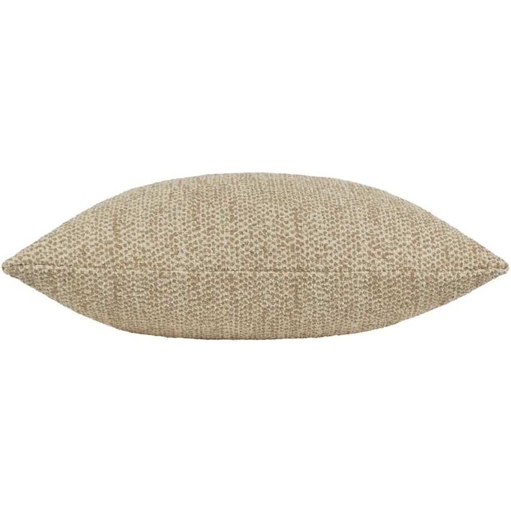 Tiona Woven Jacquard Cushion - Nougat, Toffee