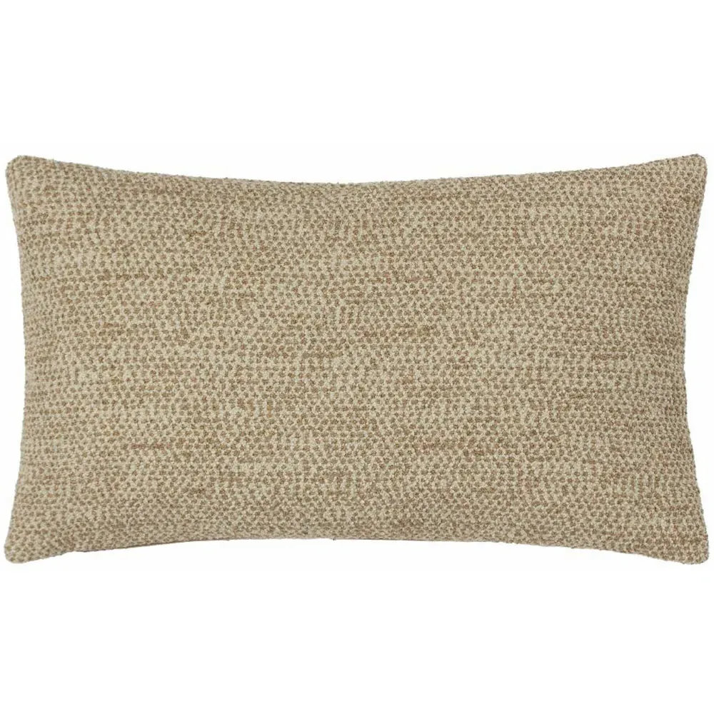 Tiona Woven Jacquard Cushion - Nougat, Toffee image
