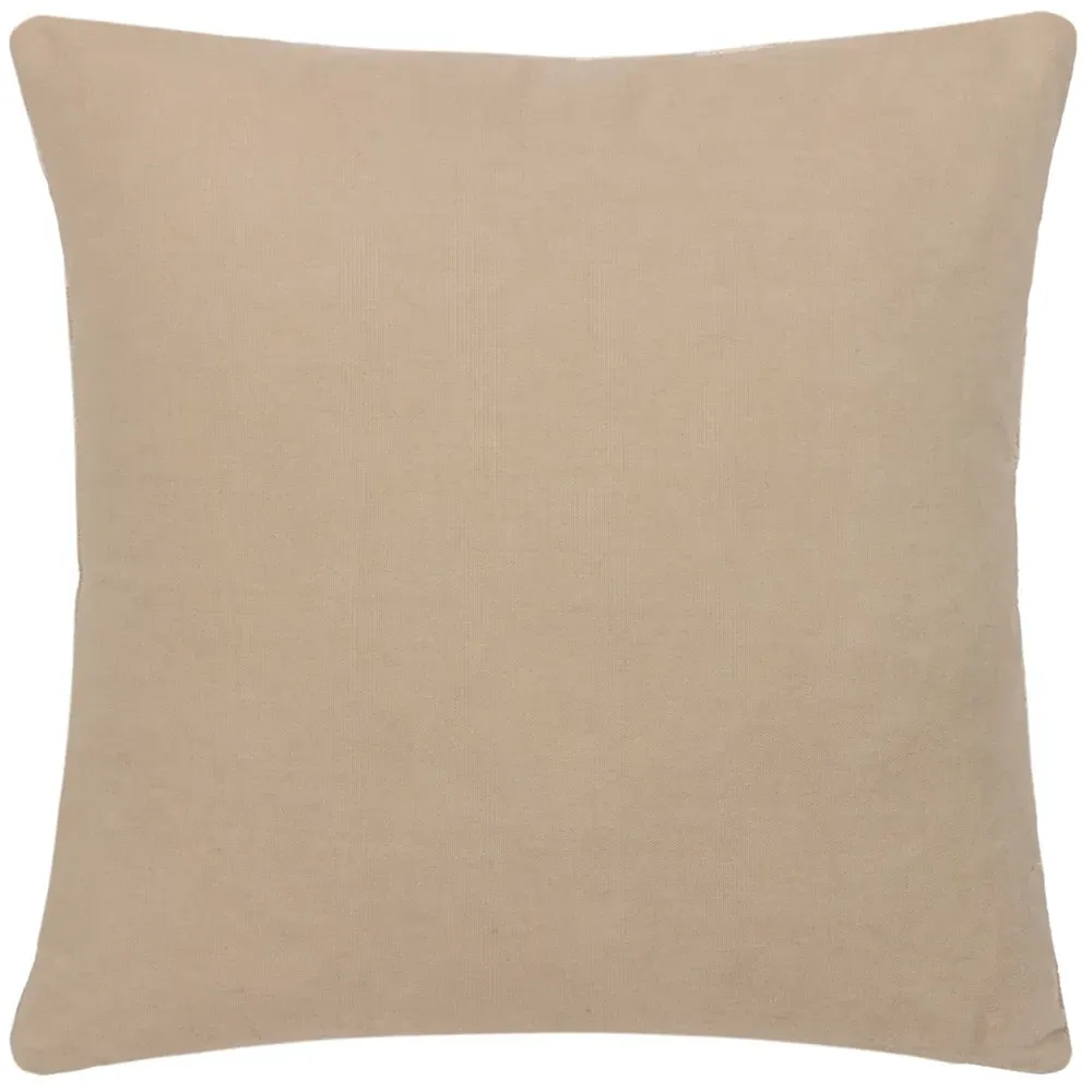 Vannes Tofu Embroidered Cushion - Cotton