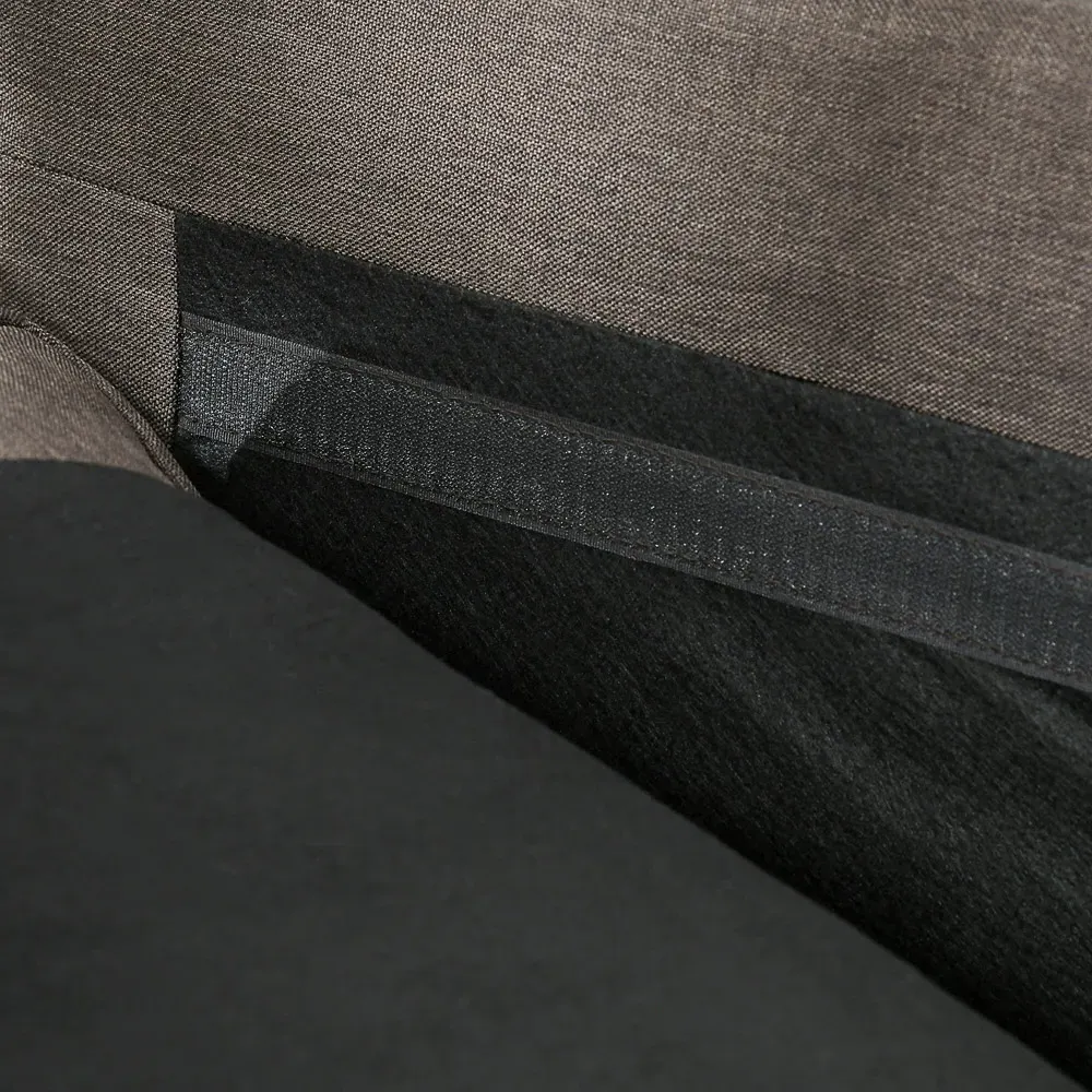 2-Seater Accent Chair with Nailhead Trim - Brown, Fabric