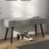 2-Seater Bed End Bench - Grey