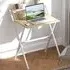 2 Shelf Foldable Computer Desk - Natural