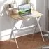 2 Shelf Foldable Computer Desk - Natural