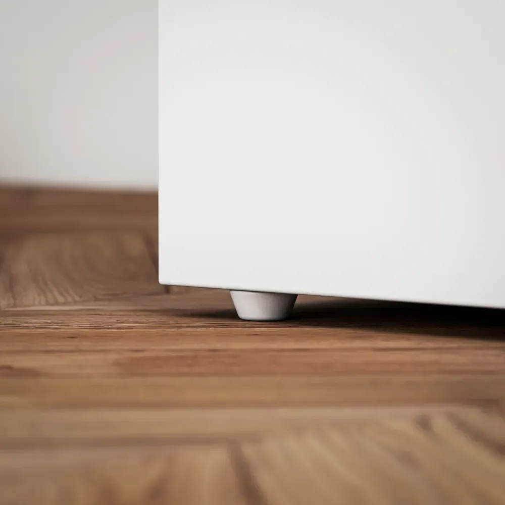 3 Drawer 3 Shelf Computer Desk - Brown, Particle Board