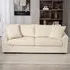 3-Seater Upholstered Sofa - Cream, Jumbo Cord