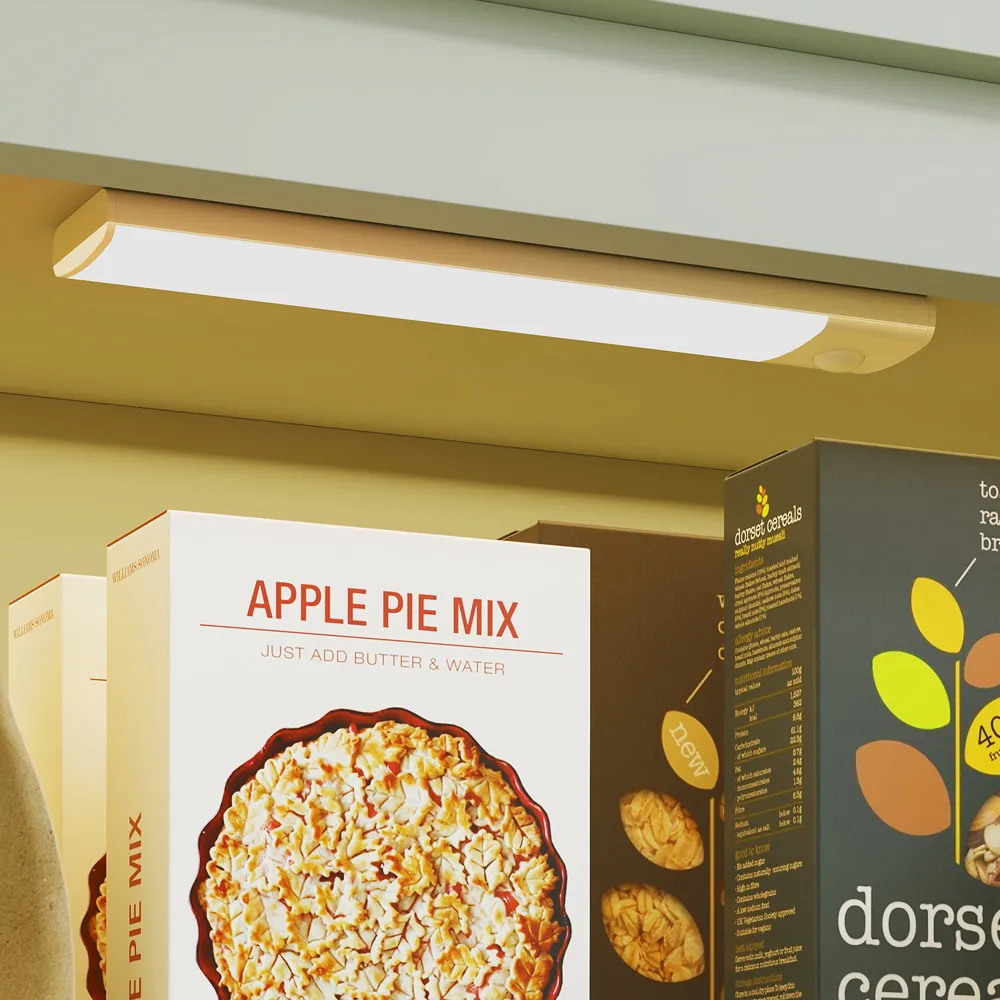 4 Door Tall Pantry Storage Cabinet with LED Light - Green