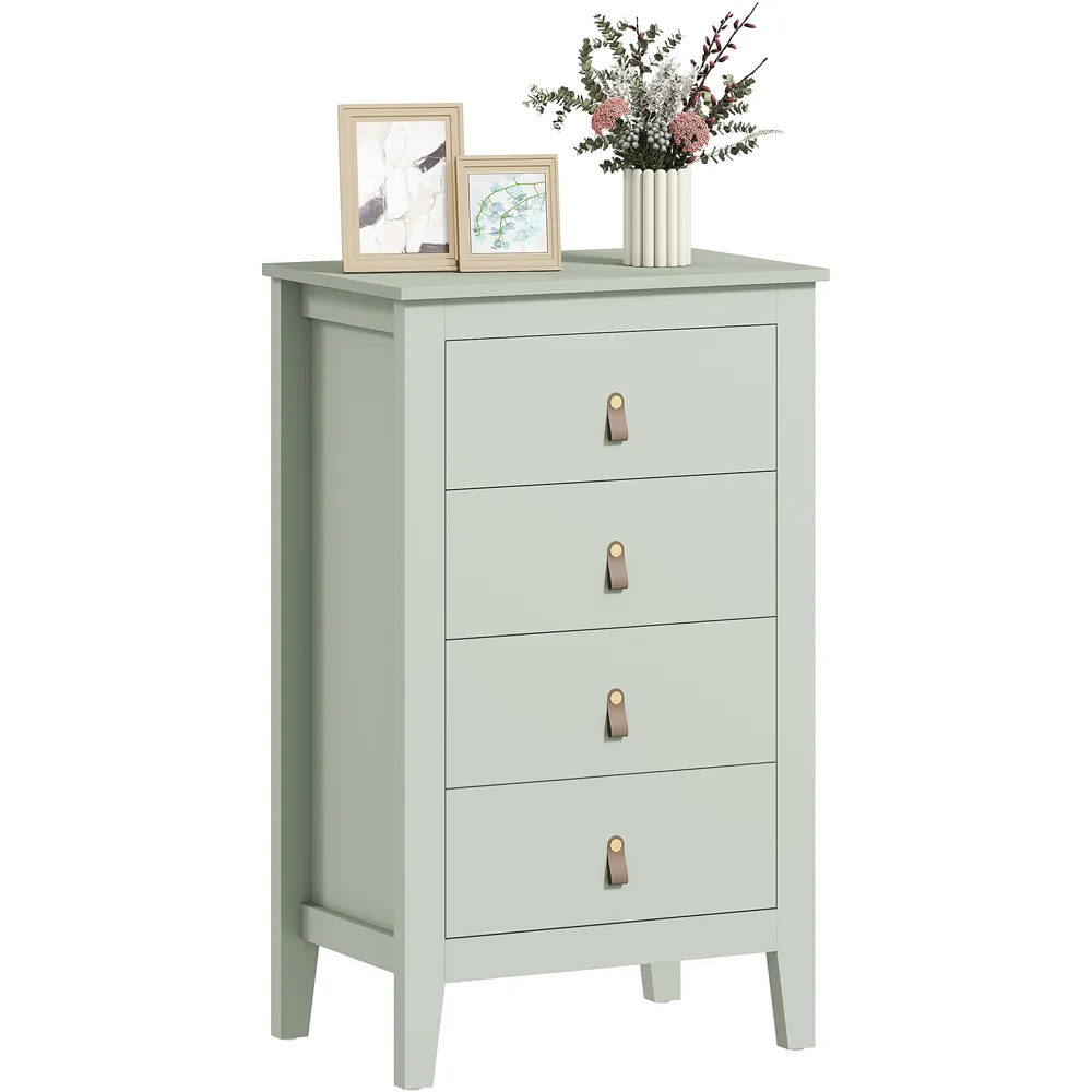 4 Drawer Chest of Drawers - Green