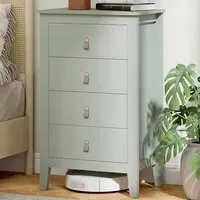4 Drawer Chest of Drawers - Green