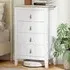4 Drawer Chest of Drawers - White