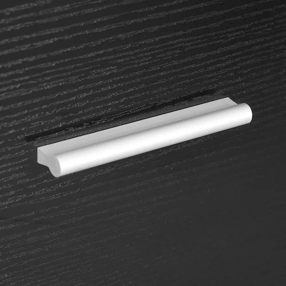 4 Drawer File Cabinet with Lock - Black, Wood Effect