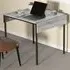 4-Seater Drop Leaf Dining Table - Grey