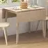4-Seater Drop Leaf Dining Table - Natural, Pine