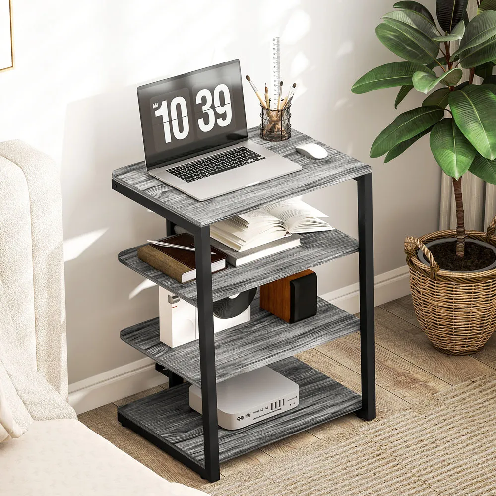 4-Tier HiFi Rack Stand - Grey