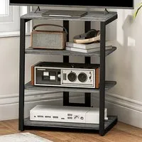 4-Tier HiFi Rack Stand - Grey