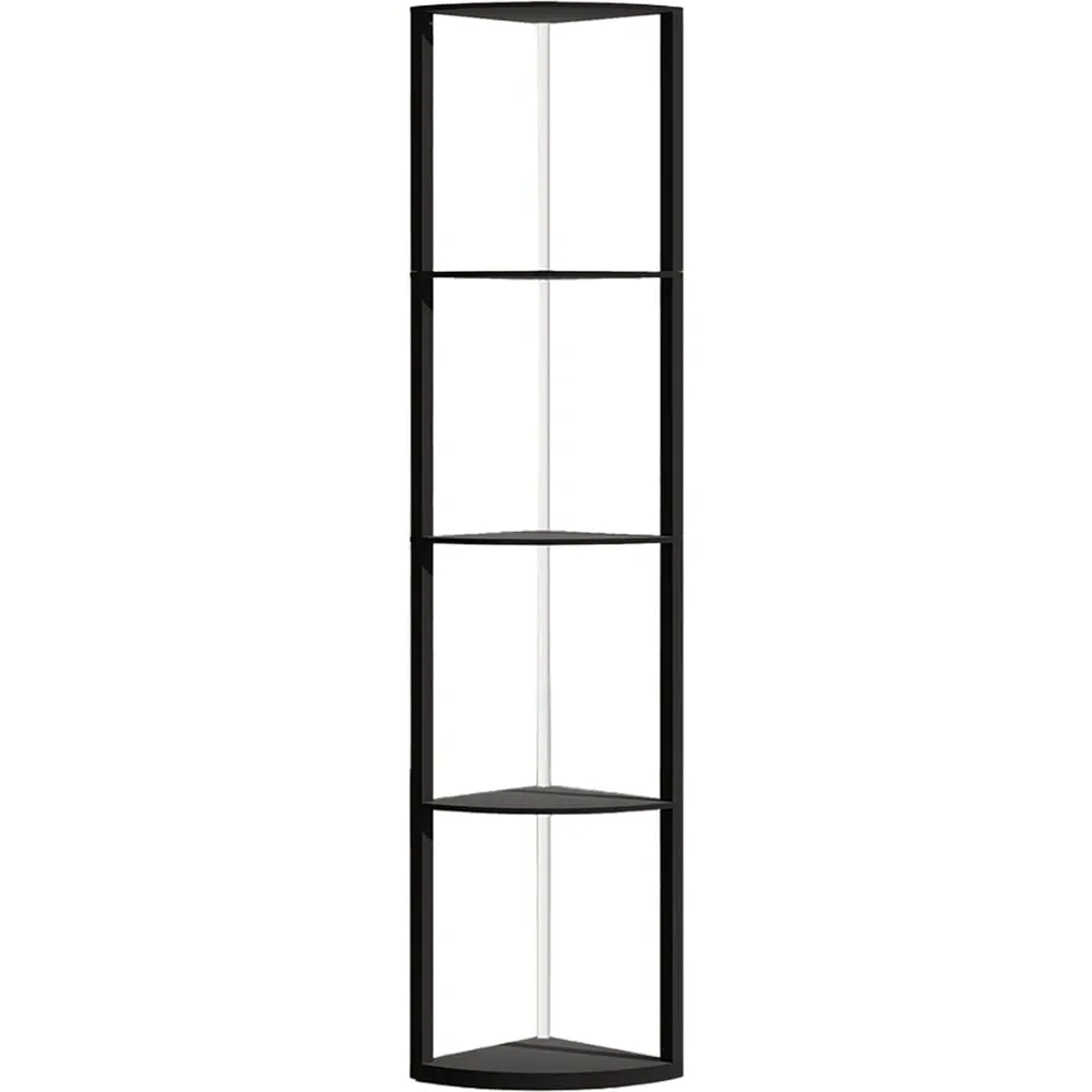 5 Shelf Floor Lamp with RGB LED - Black image