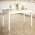6 Seater Dining Table with Thick Legs - Oak Wood Grain